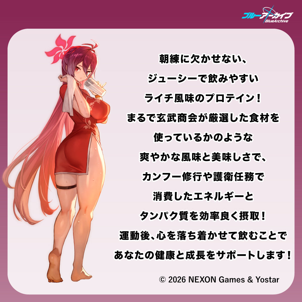 玄武商会特製ライチ風味プロテイン　フルセット