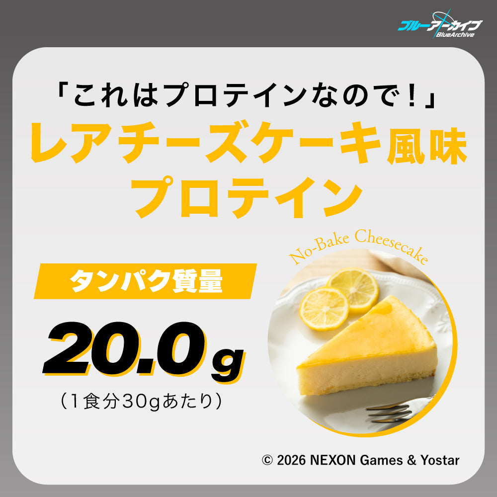 「これはプロテインなので！」レアチーズケーキ風味プロテイン　フルセット